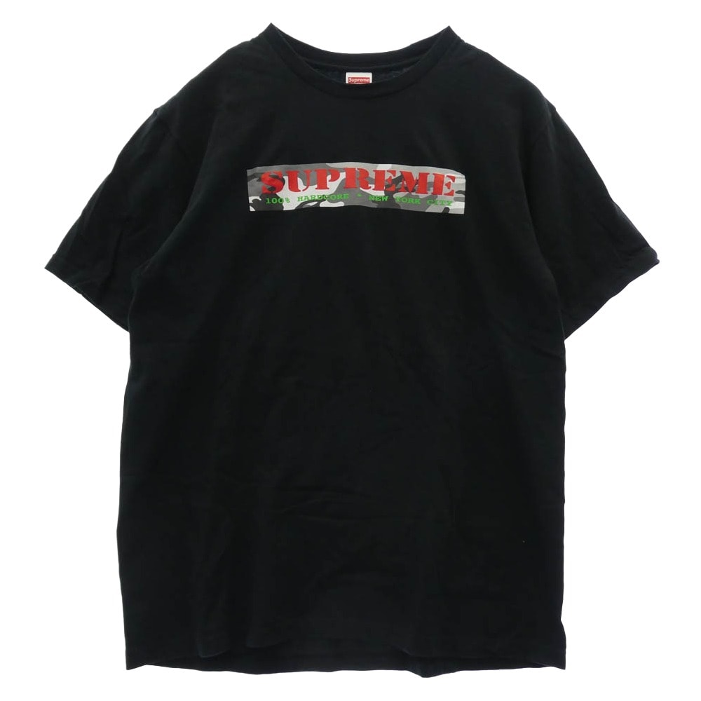 Supreme シュプリーム Ｔシャツ 25SS Hardcore Tee ハードコア  Tシャツ 半袖 カットソー ブラック系 L【中古】