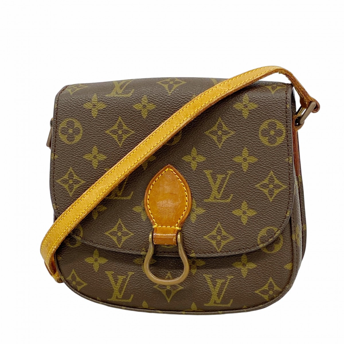 【6dc2427】ルイヴィトン ショルダーバッグ モノグラム サンクルーMM M51243 ブラウン【中古】レディース