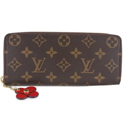 Louis Vuitton Monogram Portefeuille Clemence Blooming Flower "Poppy"