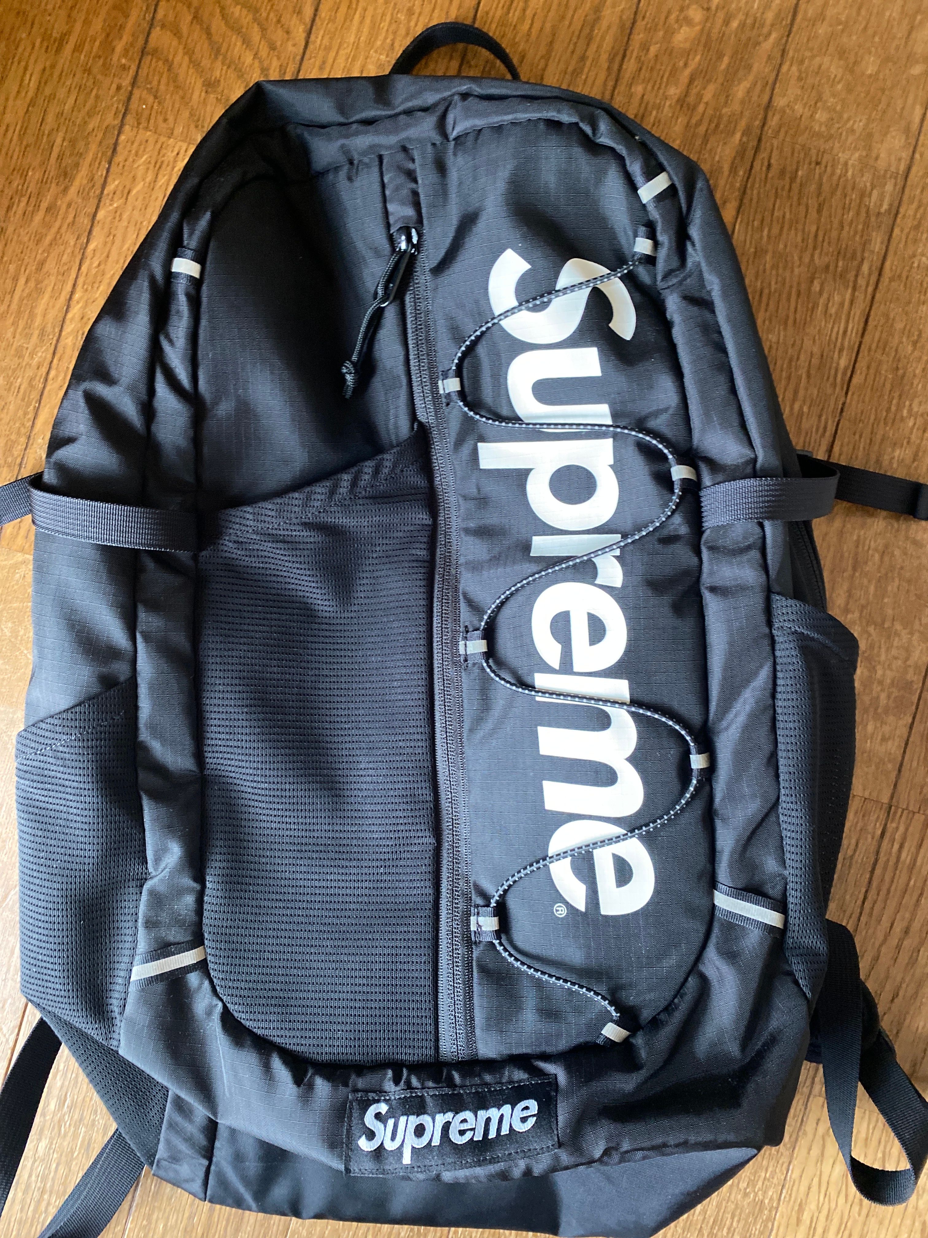 Supreme 2017SS Backpack "Black"