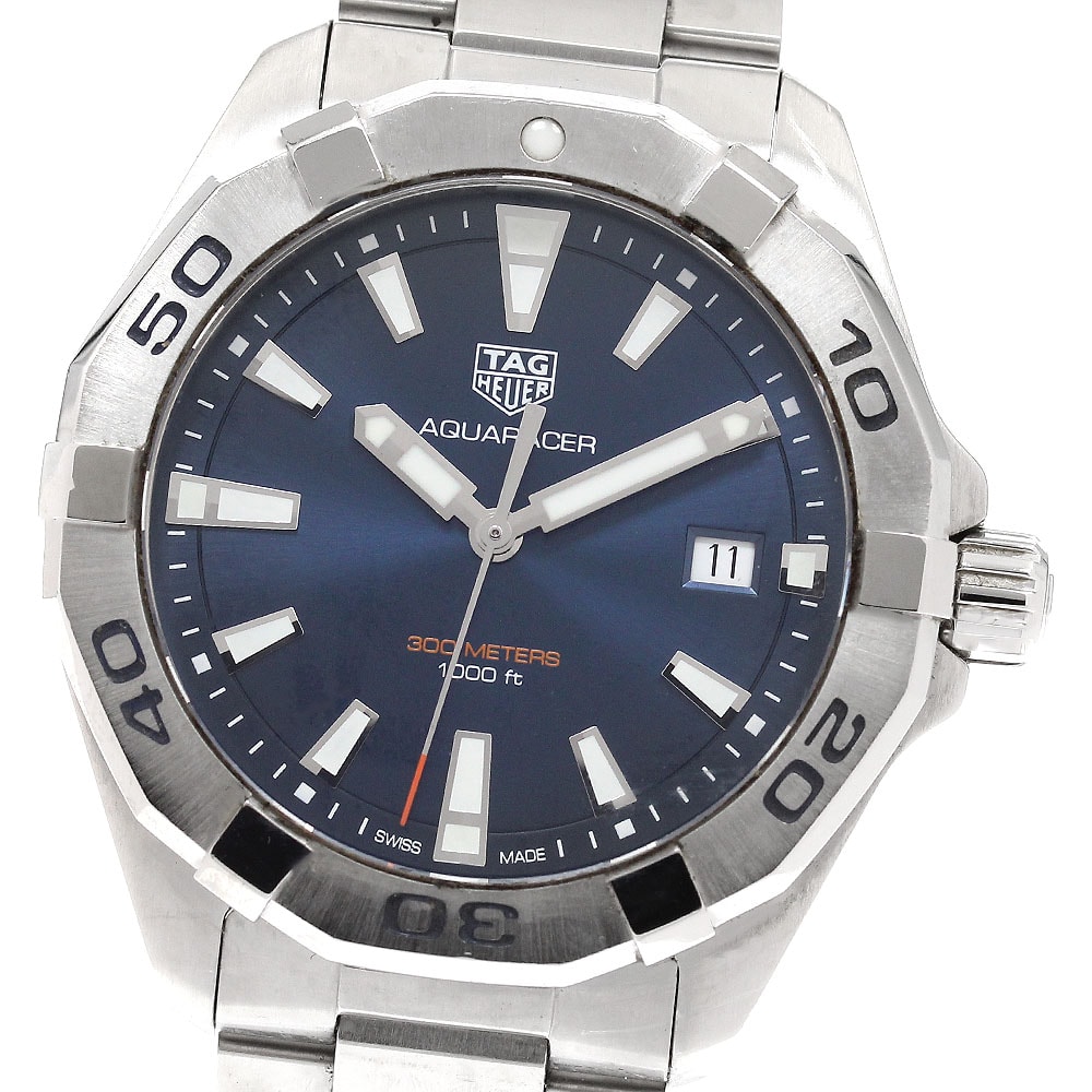 タグホイヤー アクアレーサー デイト WBD1112 メンズ 【中古】