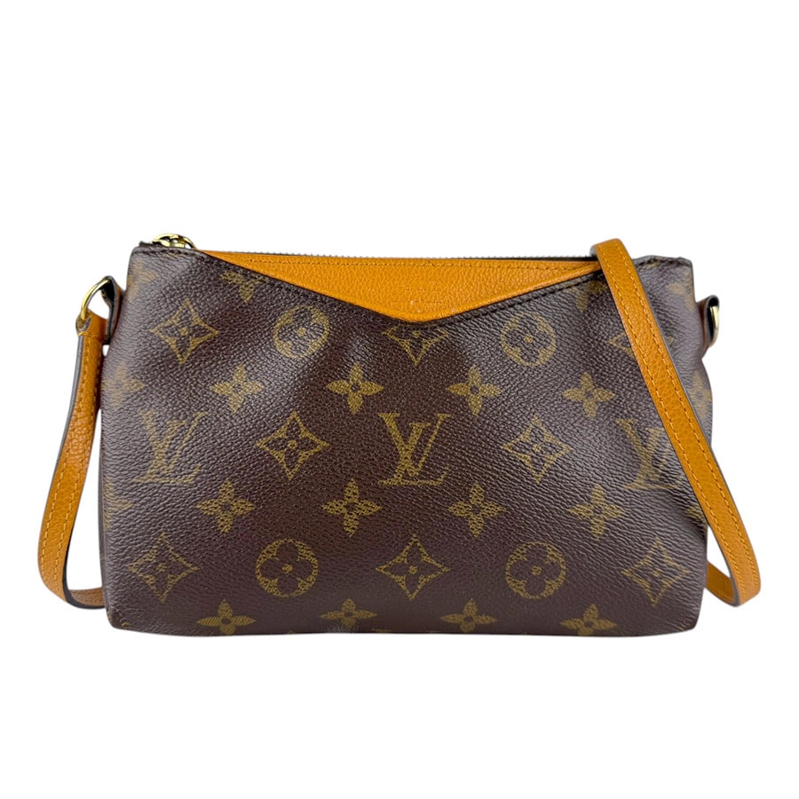 ルイ ヴィトン LOUIS VUITTON ショルダーバッグ UNIFORMES モノグラムキャンバス ブラウン/オレンジ レディース【中古】 z9220