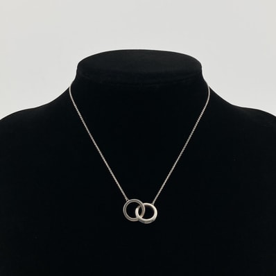 TIFFANY&Co.(ティファニー) インターロッキング サークル ネックレス 50g シルバー