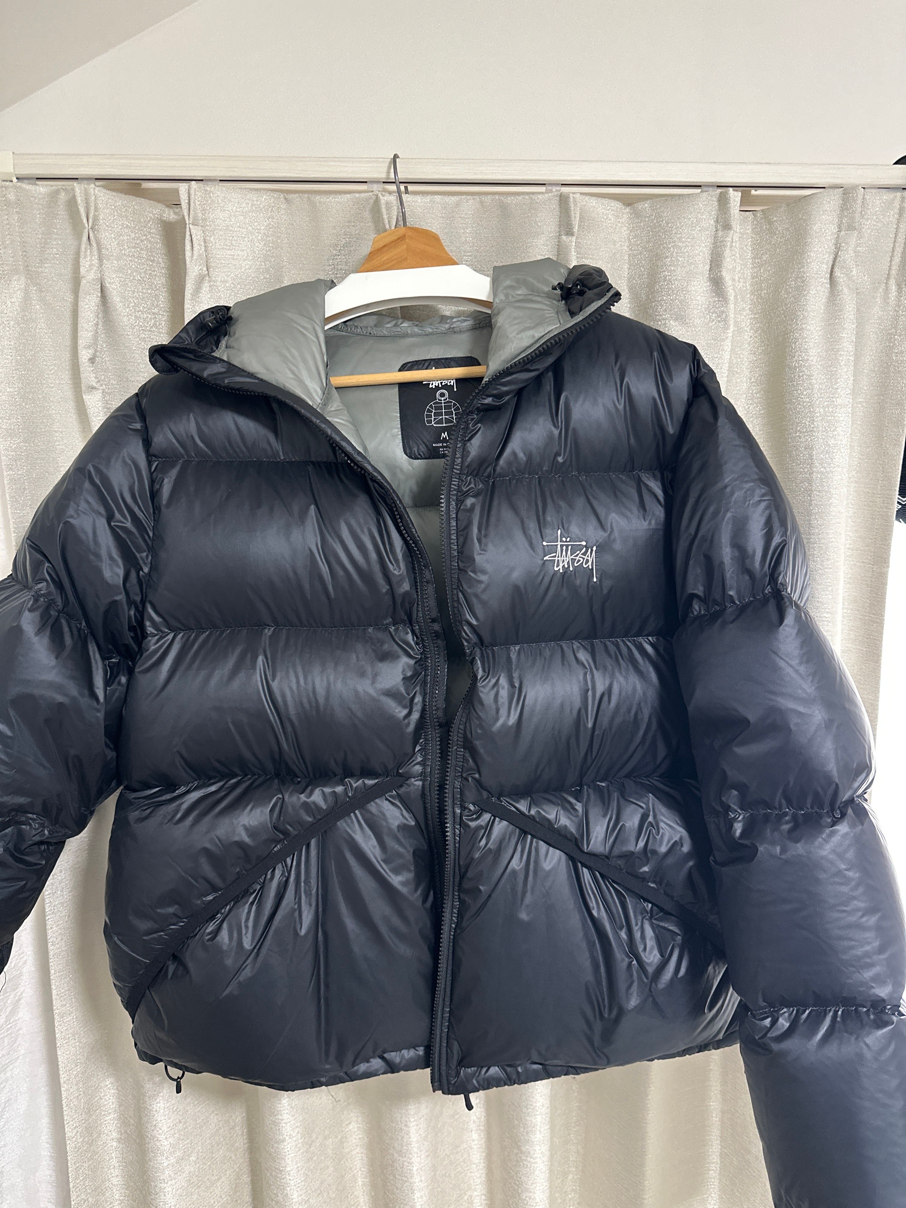 Stussy Down Parka Micro Ripstop "Phantom Black"