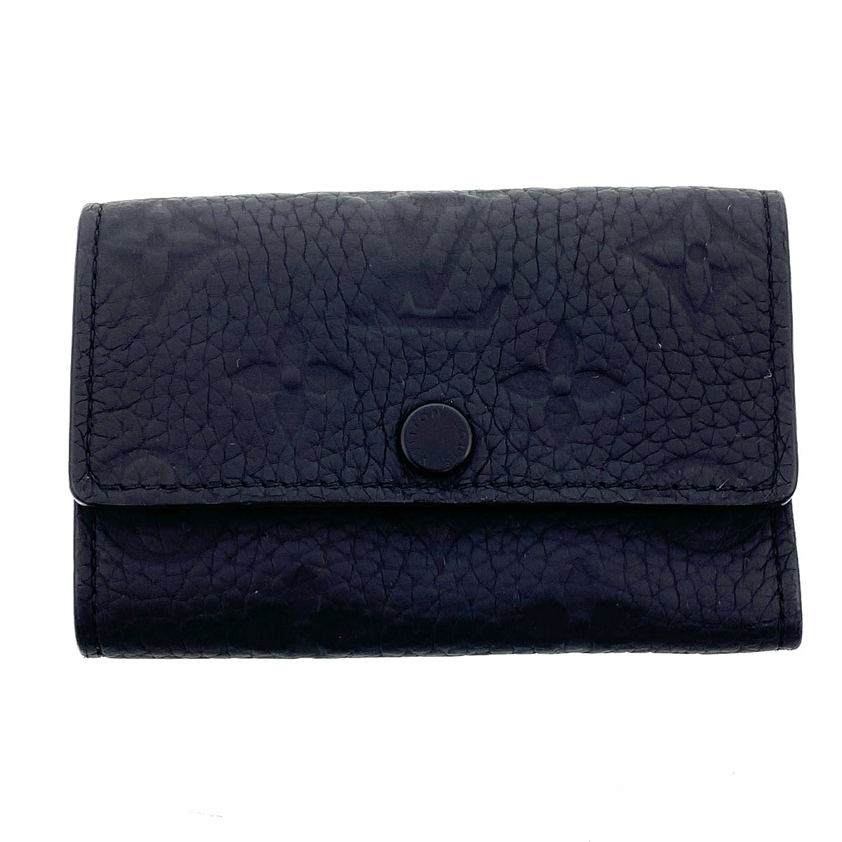 LOUIS VUITTON ルイ・ヴィトン ミュルティクレ6 6連  キーケース M82604 モノグラムアンプラント ブラック ノワール  メンズ【中古】