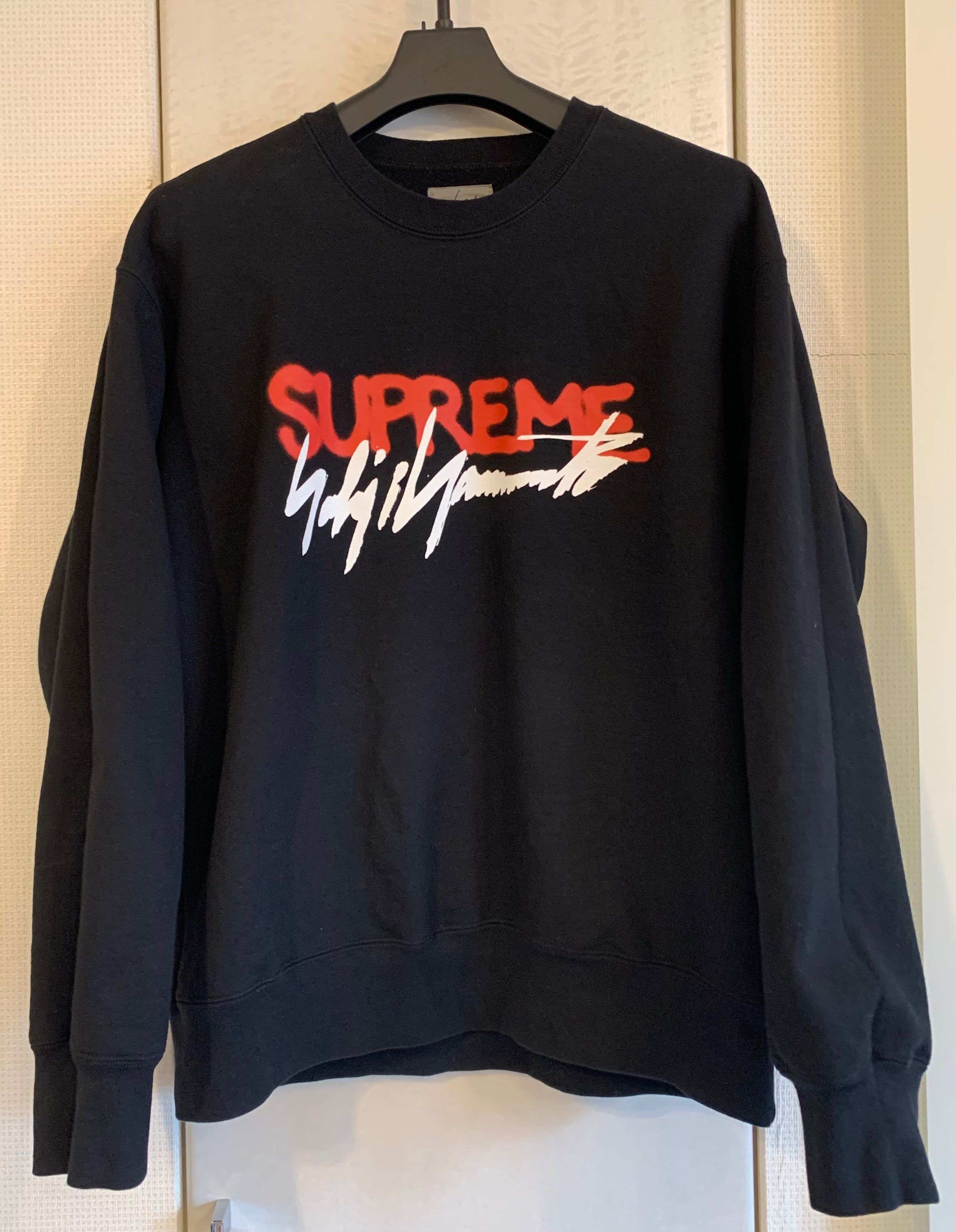 Supreme x Yohji Yamamoto Crewneck "Black"