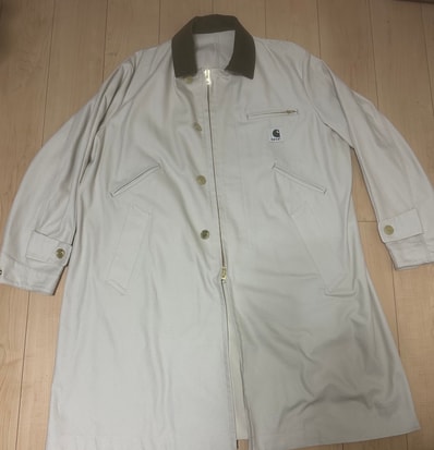 sacai x Carhartt WIP Duck Coat "Ivory"