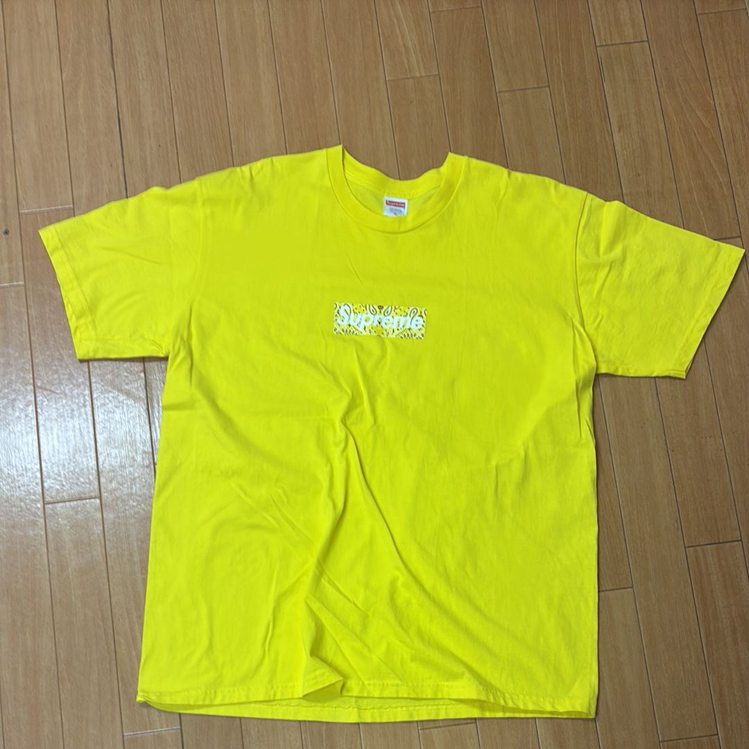 Supreme Bandana Box Logo Tee "Yellow"