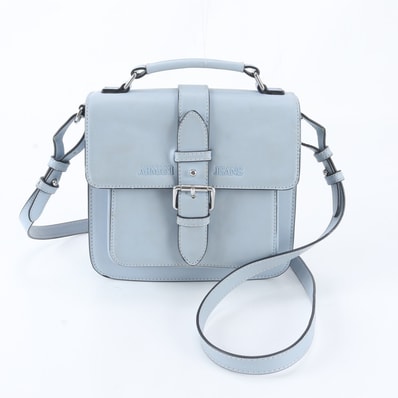 ■美品 アルマーニ ジーンズ ショルダーバッグ レザー