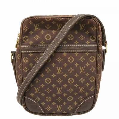 【6dd4491】ルイヴィトン ショルダーバッグ モノグラム・ミニラン ダヌーブ M95228 エベヌ【中古】レディース