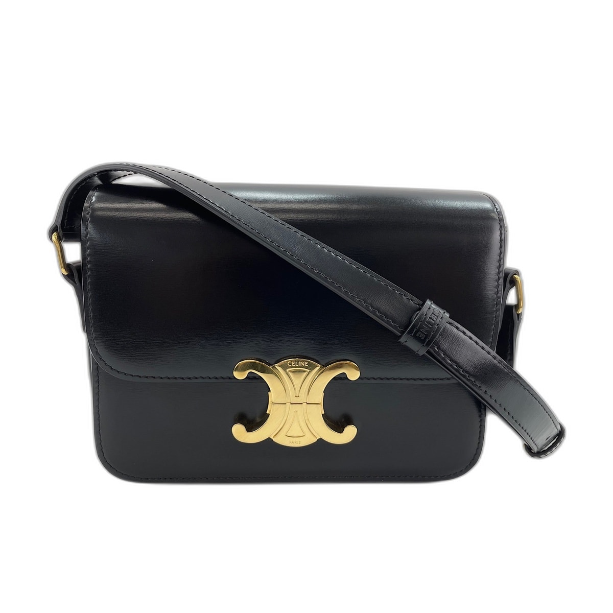 セリーヌ CELINE ティーン トリオンフ ショルダーバッグ【中古】
