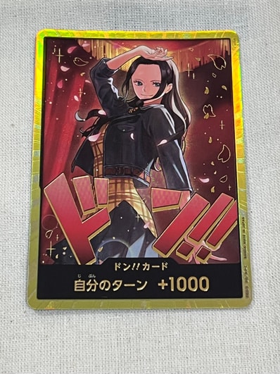 ドン!!カード : ニコ・ロビン スーパーパラレル (エクストラブースター「ワンピース ヒロインズエディション」)