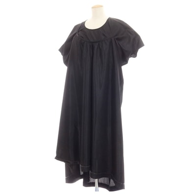 【中古】ジュンヤワタナベ JUNYA WATANABE 2024年春夏 ポリエステル メッシュ ワンピース ブラック【サイズS】【レディース】