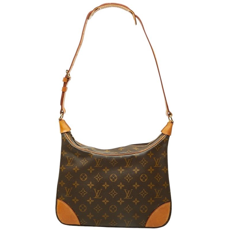 ルイ ヴィトン モノグラム ブローニュ30 ワンショルダー M51265 ブラウン PVC レザー レディース LOUIS VUITTON 中古