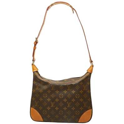 ルイ ヴィトン モノグラム ブローニュ30 ワンショルダー M51265 ブラウン PVC レザー レディース LOUIS VUITTON 中古