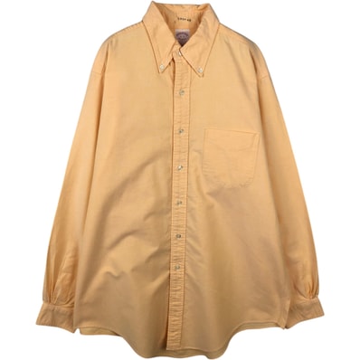 古着 80~90年代 ブルックスブラザーズ Brooks Brothers MAKERS 長袖 ボタンダウンシャツ USA製 メンズL相当 ヴィンテージ/eaa642840