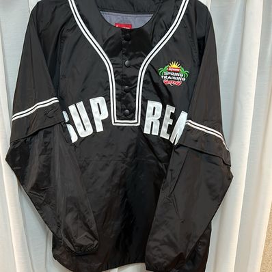 Supreme Snap-Off Sleeve L/S Baseball Top "Black"