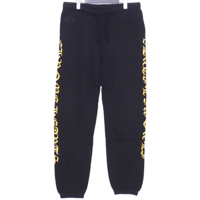 Chrome Hearts Side Logo Sweatpants "Black/Yellow"