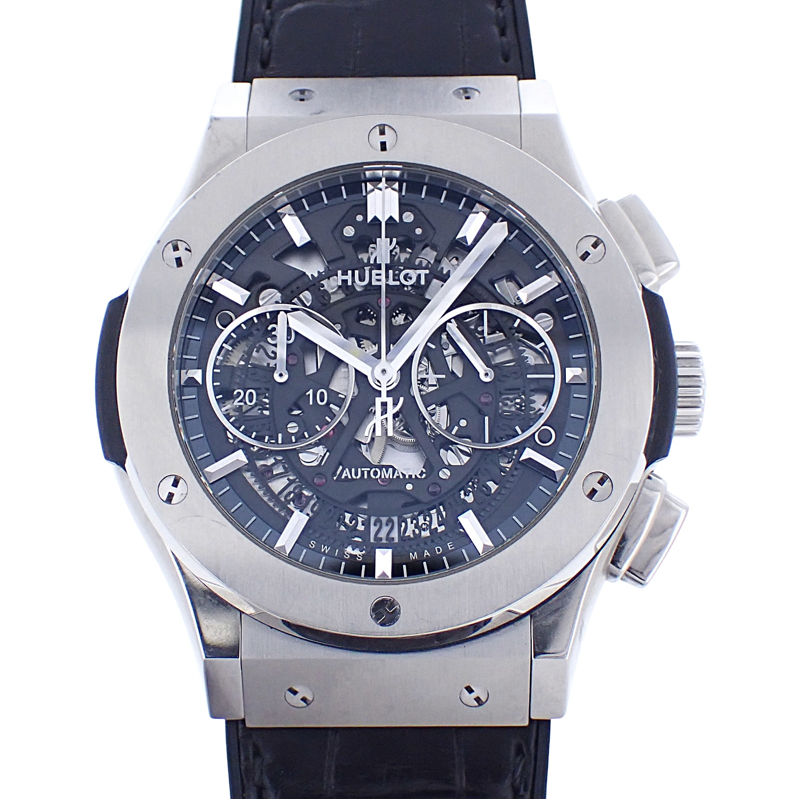 HUBLOT ウブロ クラシックフュージョン アエロフュージョン クロノ チタニウム 525.NX.0170.LR メンズ 腕時計