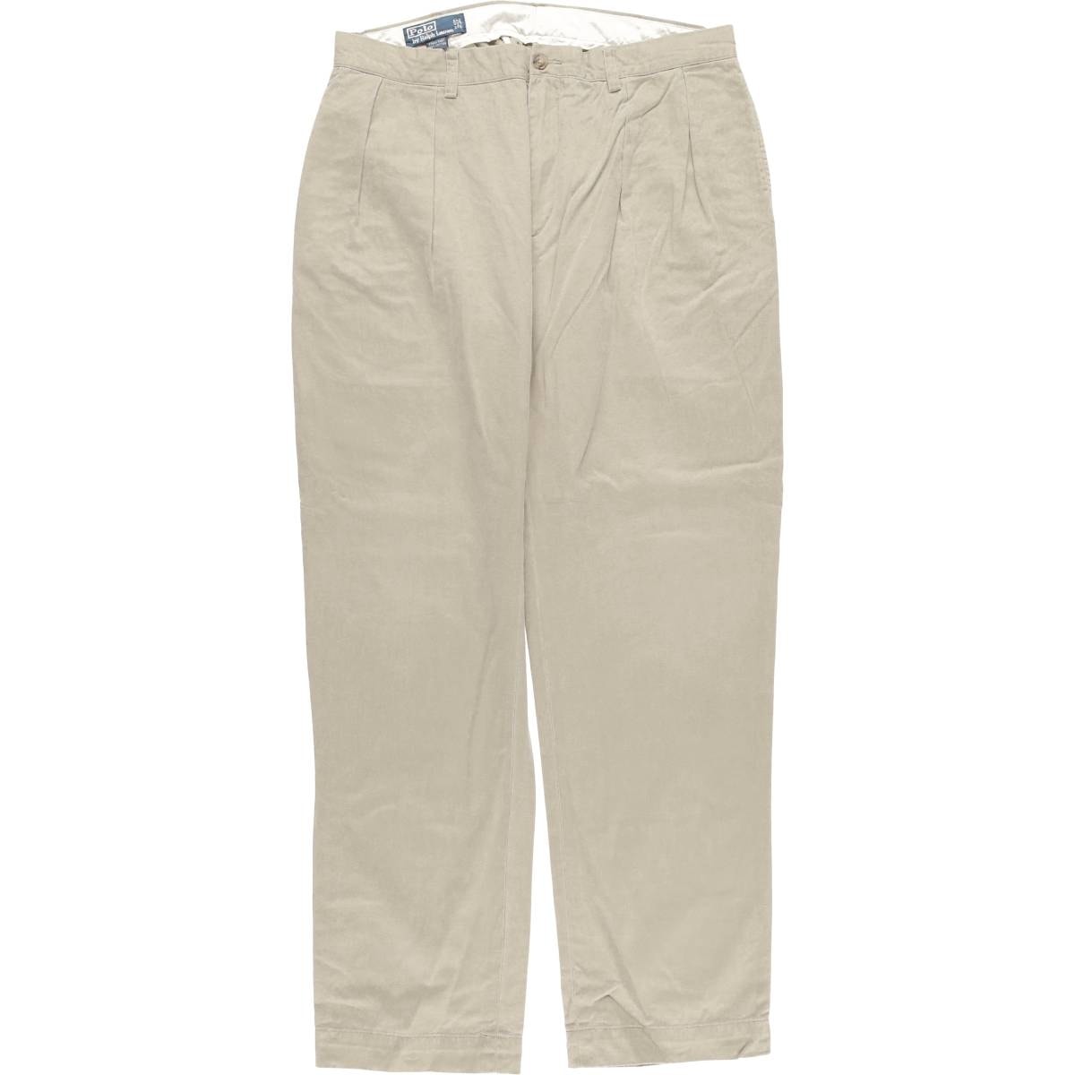 古着 ラルフローレン Ralph Lauren POLO by Ralph Lauren ETHAN PANT ツータック チノパンツ メンズw35相当/eaa480239