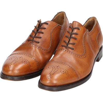 古着 バーウィック BERWICK 1707 セミブローグ ストレートチップシューズ スペイン製 8 メンズ26.5cm相当/saa014288
