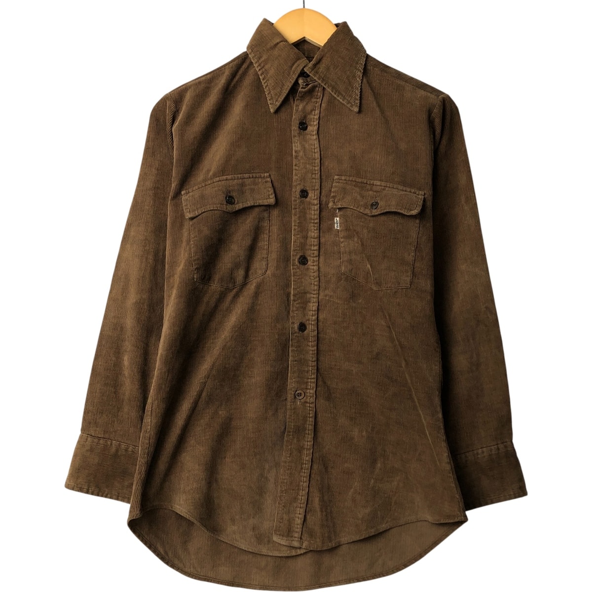 古着 70年代~ リーバイス Levi's 長袖 コーデュロイシャツ メンズS相当 ヴィンテージ/eaa545409