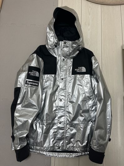 Supreme x The North Face Metallic Mountain Parka "Silver"