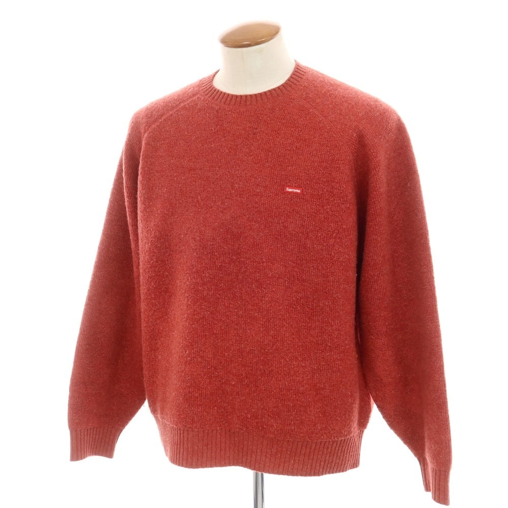 【中古】シュプリーム Supreme 2024年秋冬 Terry Small Box Sweater ウールナイロンアクリル プルオーバーニット レッド系【サイズM】【メンズ】