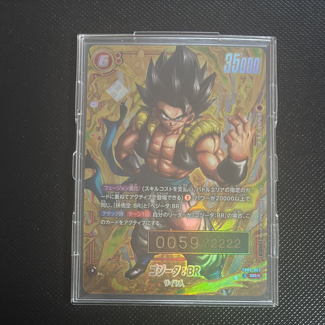 状態Aゴジータ：BR SR☆ シリアルNo.入り [FB09-007](フュージョン