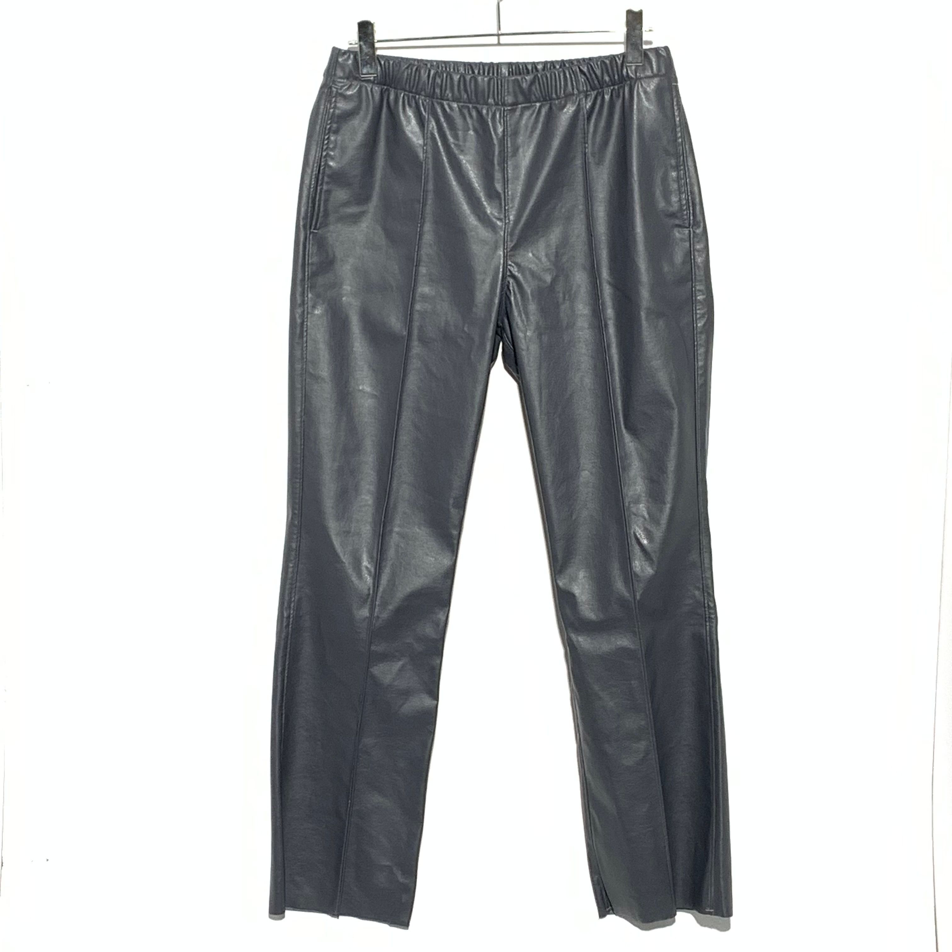 N.HOOLYWOOD Synthetic Leather pants Grey