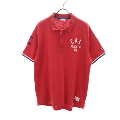 Champion チャンピオン 半袖 ポロシャツ O レッド