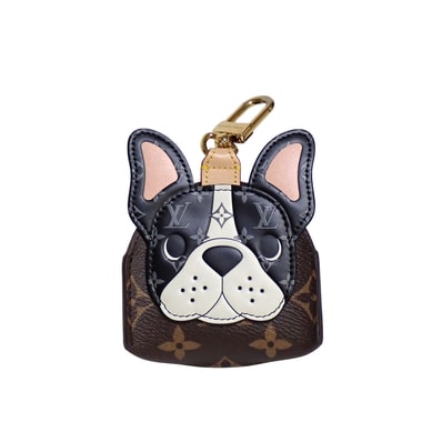 LOUIS VUITTON ルイ・ヴィトン ドッグ バッグ ホルダー ブルドッグ GI1435 モノグラム ユニセックス ブラウン レディース チャーム
LV