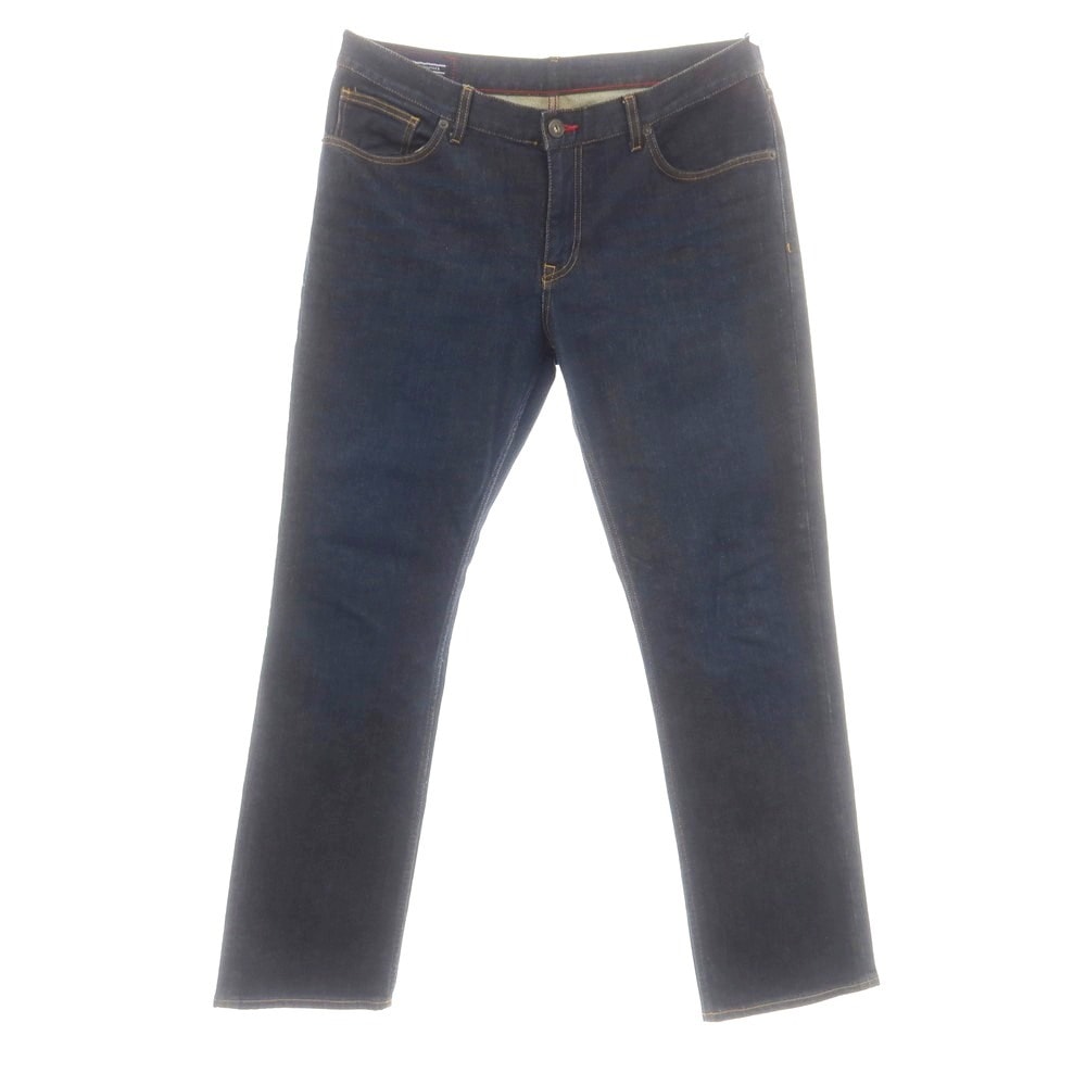 【中古】トミーヒルフィガー TOMMY HILFIGER ストレッチ コットン ジーンズ デニムパンツ ネイビー【サイズ36】【メンズ】