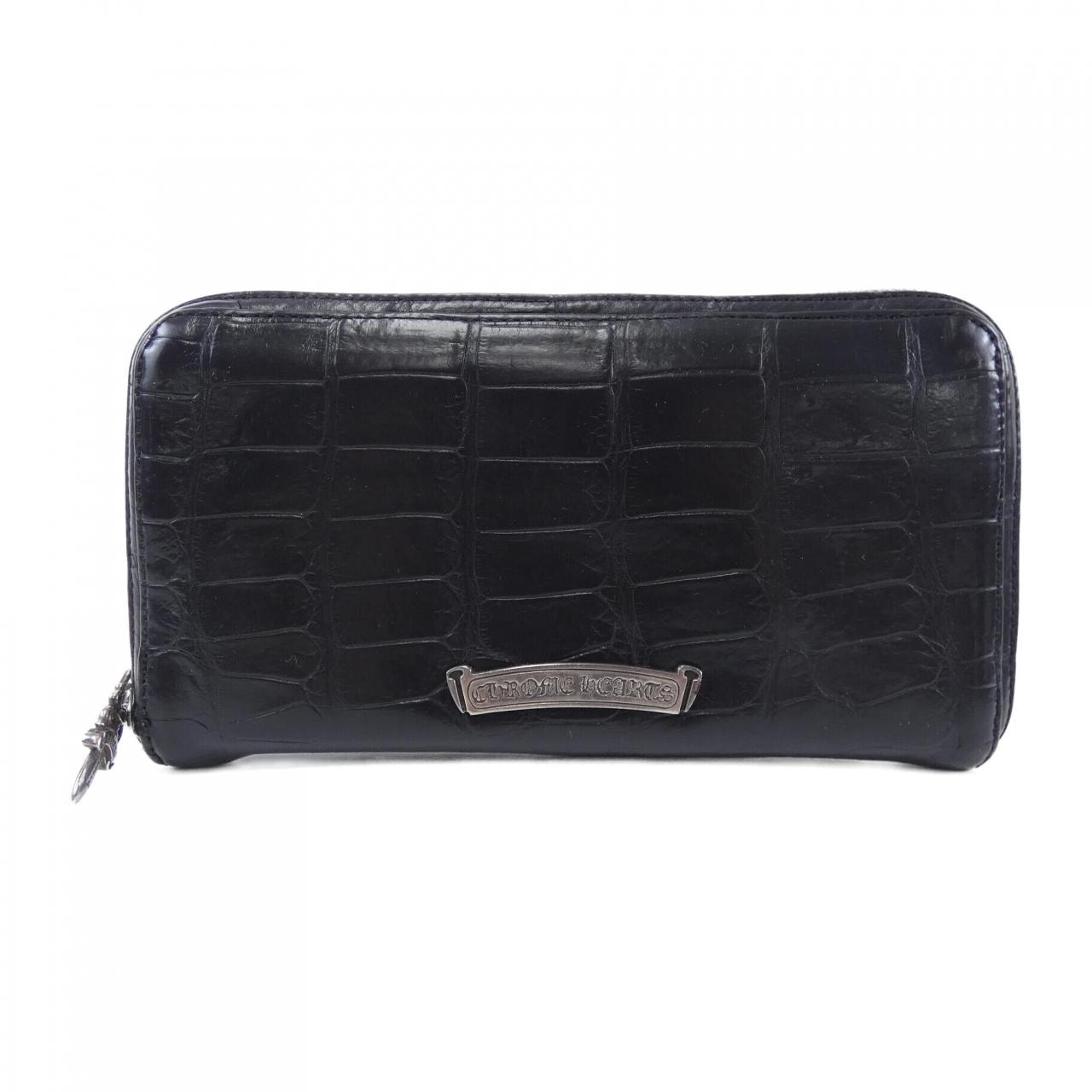 Chrome Hearts REC F Zip Alligator Wallet #2 "Black"