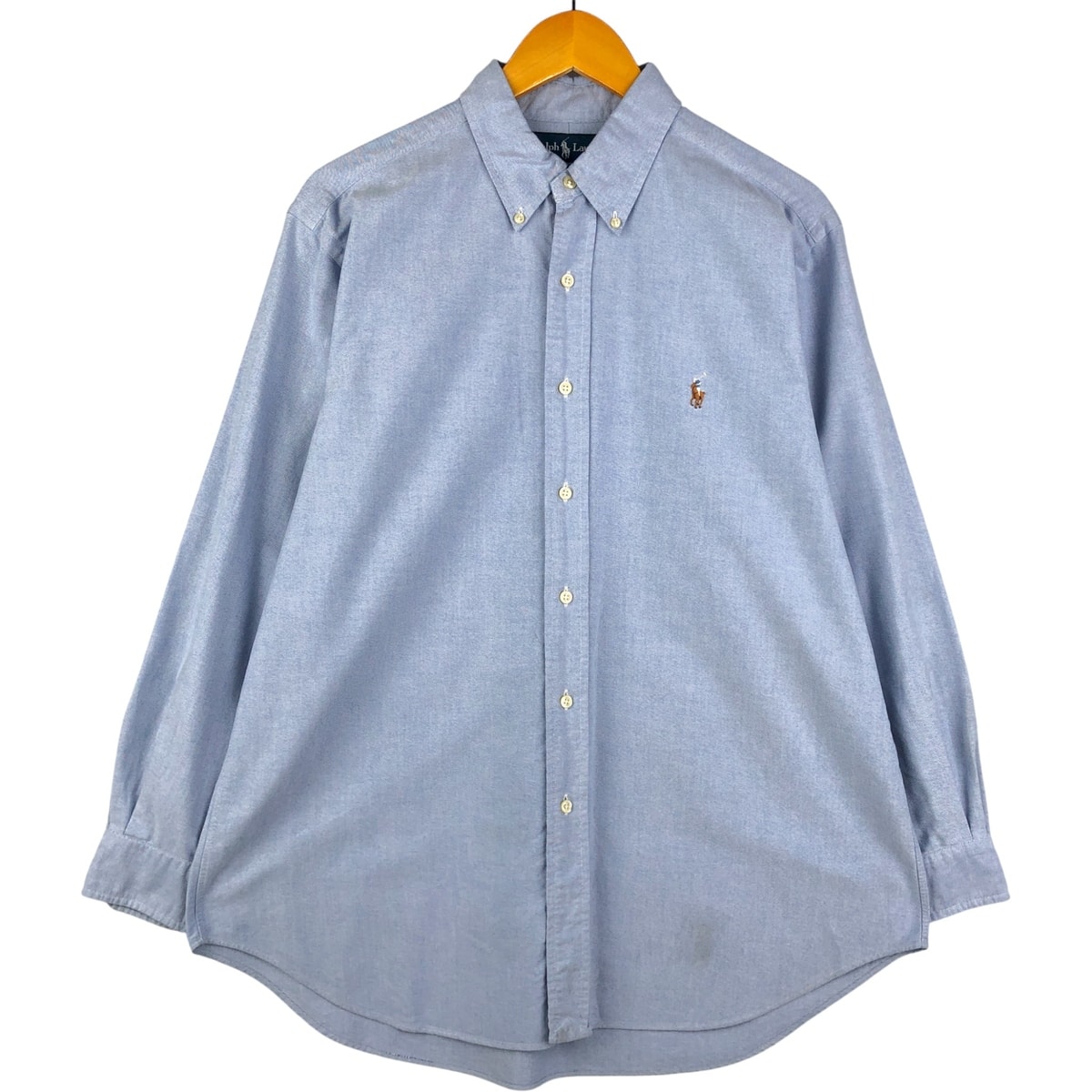 古着 ラルフローレン Ralph Lauren CLASSIC FIT クラシックフィット 長袖 ボタンダウンシャツ メンズL相当/eaa588649