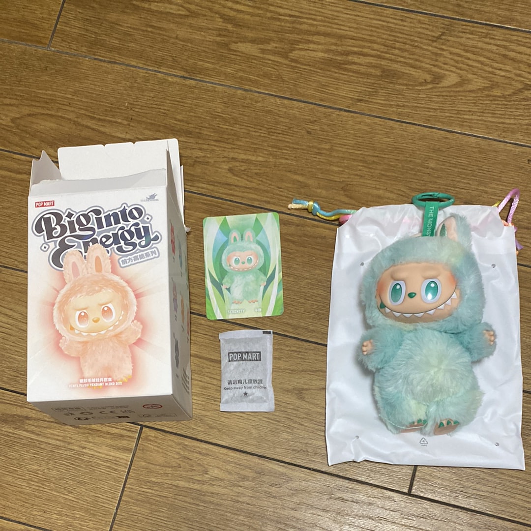 POP MART THE MONSTERS (LABUBU) Big into Energy Series Plush Pendant SERENITY