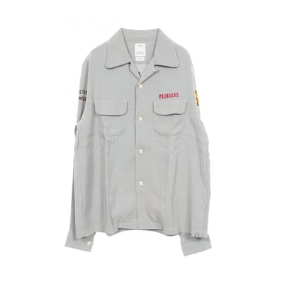 ビズビム VISVIM KEESEY G.S.SHIRT 長袖 衣料品 トップス レーヨン メンズ ブルー系 【中古】