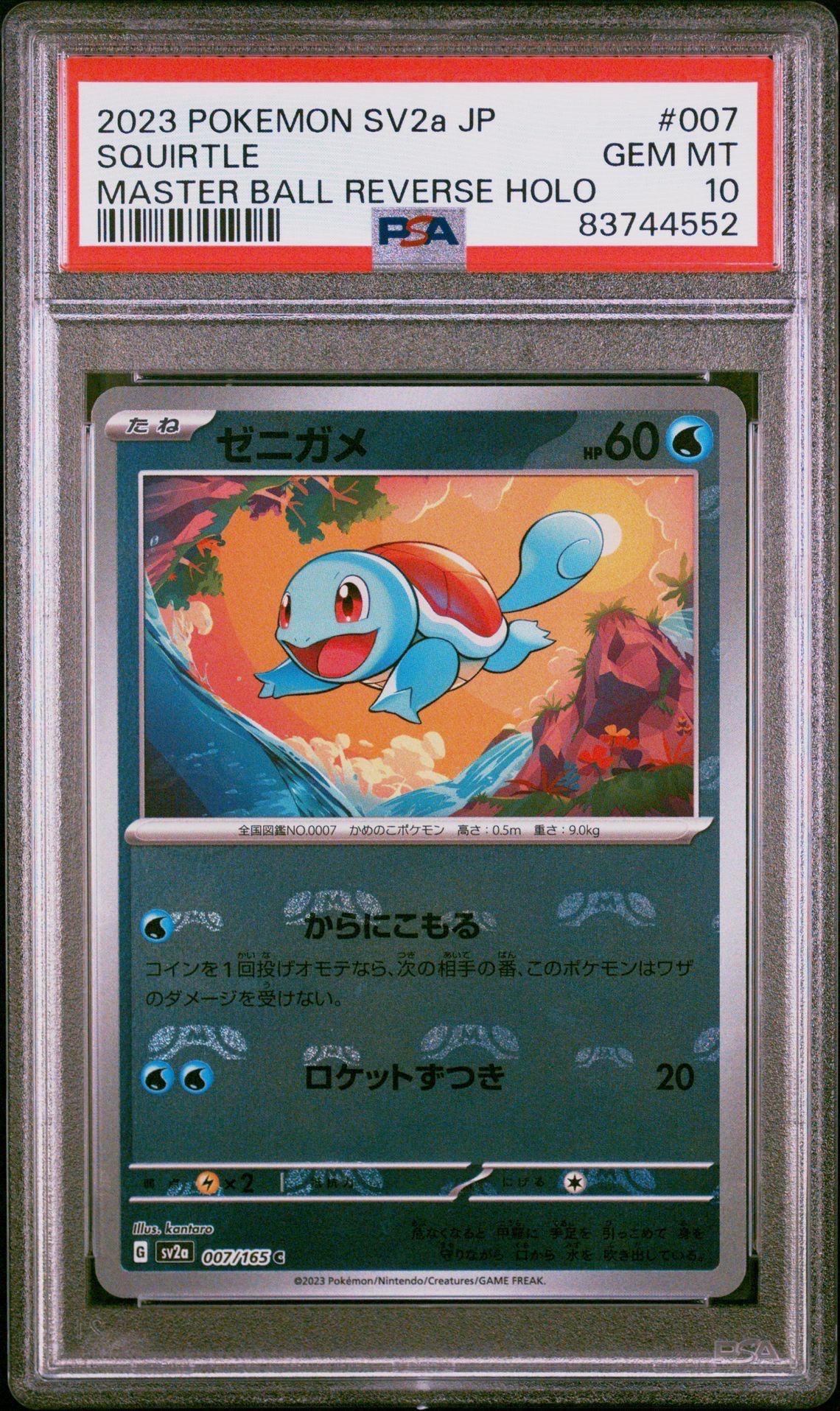 ゼニガメ C: マスターボールミラー[SV2a 007/165](強化拡張パック「ポケモンカード151」)
