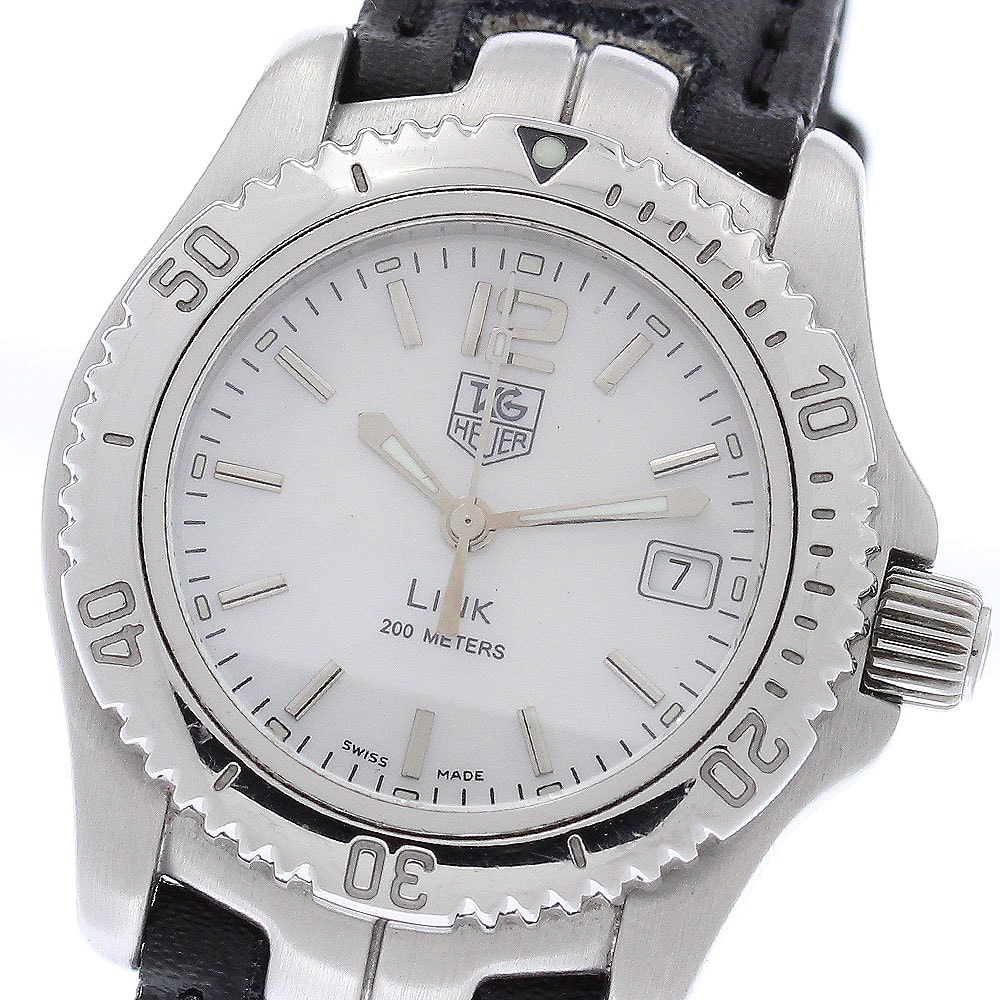 タグホイヤー リンク デイト WT131H クォーツ レディース 【中古】