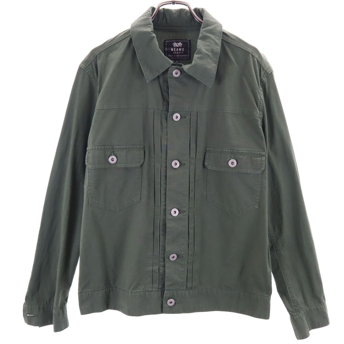 BEAMS HEART ビームスハート ジャケット S カーキ