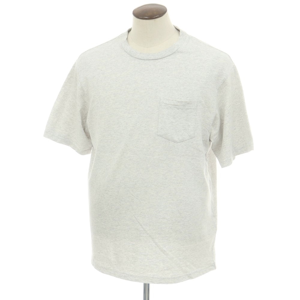 【中古】シュプリーム Supreme 2025年春夏 S/S Pocket Tee コットン クルーネック ポケット 半袖Tシャツ アッシュグレー【サイズL】【メンズ】