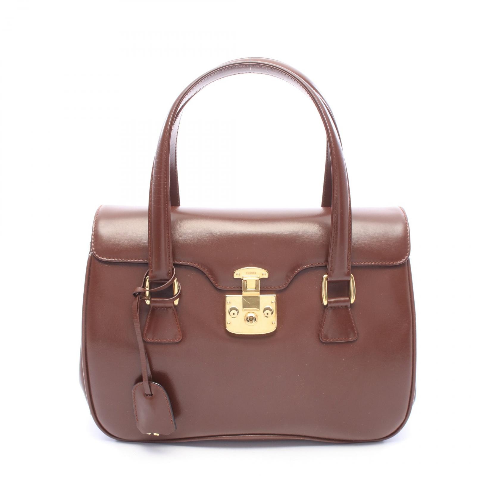 グッチ GUCCI ハンドバッグ バッグ レザー レディース ブラウン系 000 46 0225 【中古】