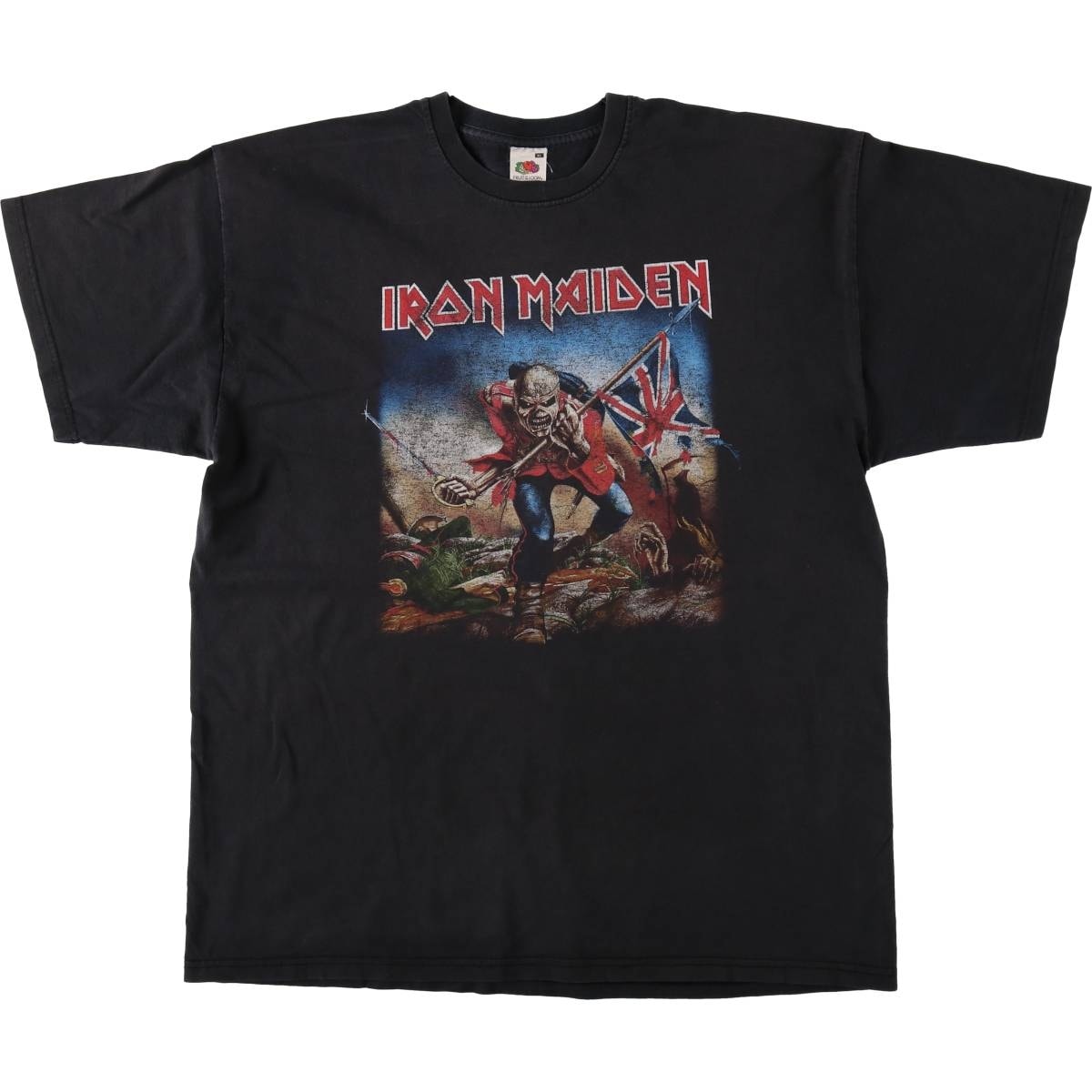 古着 00年代 フルーツオブザルーム FRUIT OF THE LOOM IRON MAIDEN アイアンメイデン バンドTシャツ バンT メンズXL相当/eaa569692