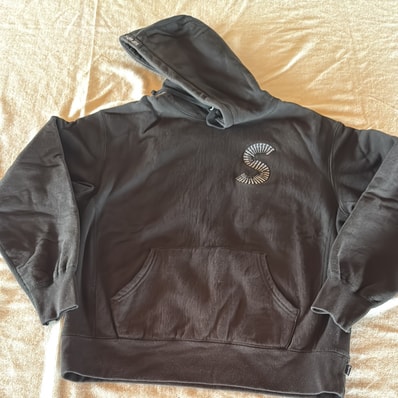 Supreme S Logo Hooded Sweatshirt "Black" (20FW)