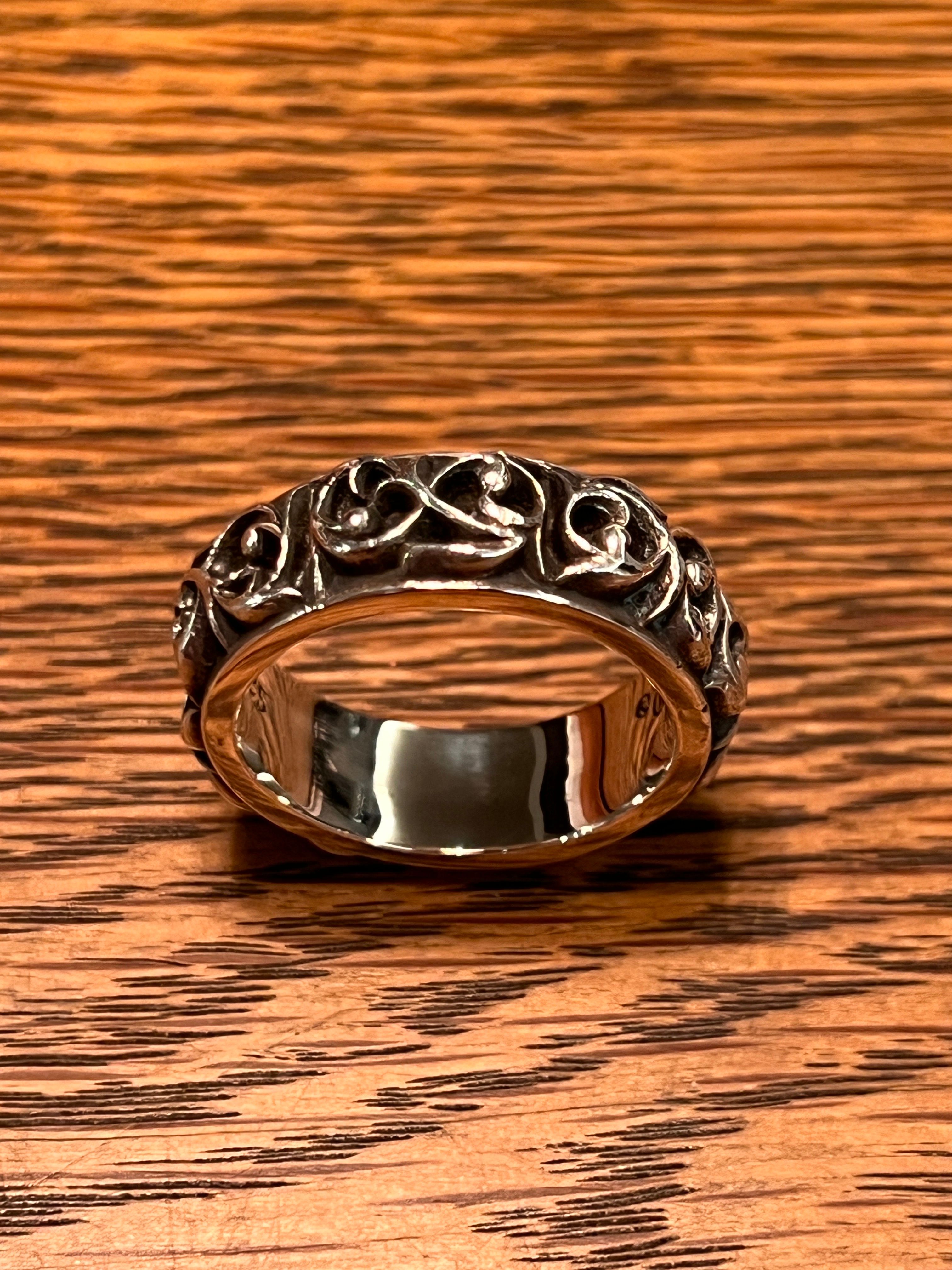 Chrome Hearts Eternity Vine Band Ring "Silver"