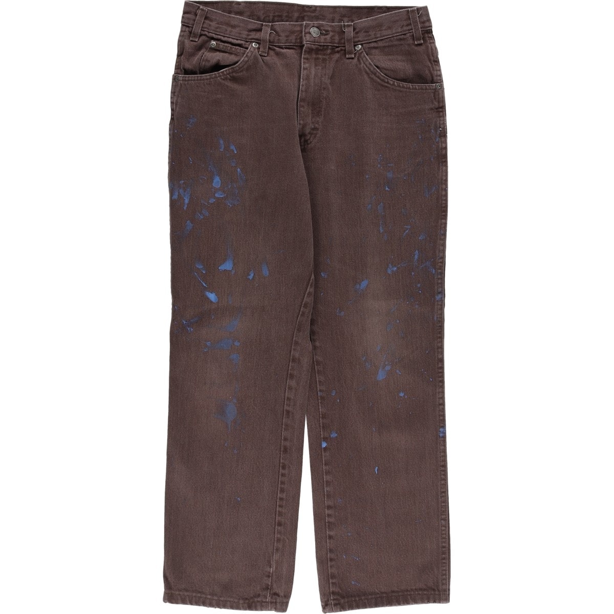 古着 ディッキーズ Dickies ペイント ストレートデニムパンツ メンズw30相当/eaa610861