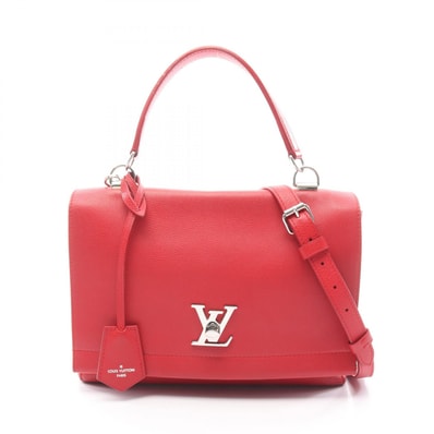 ルイ・ヴィトン LOUIS VUITTON ロックミー2 ハンドバッグ バッグ レザー ルビー レディース レッド系 M50363 【中古】