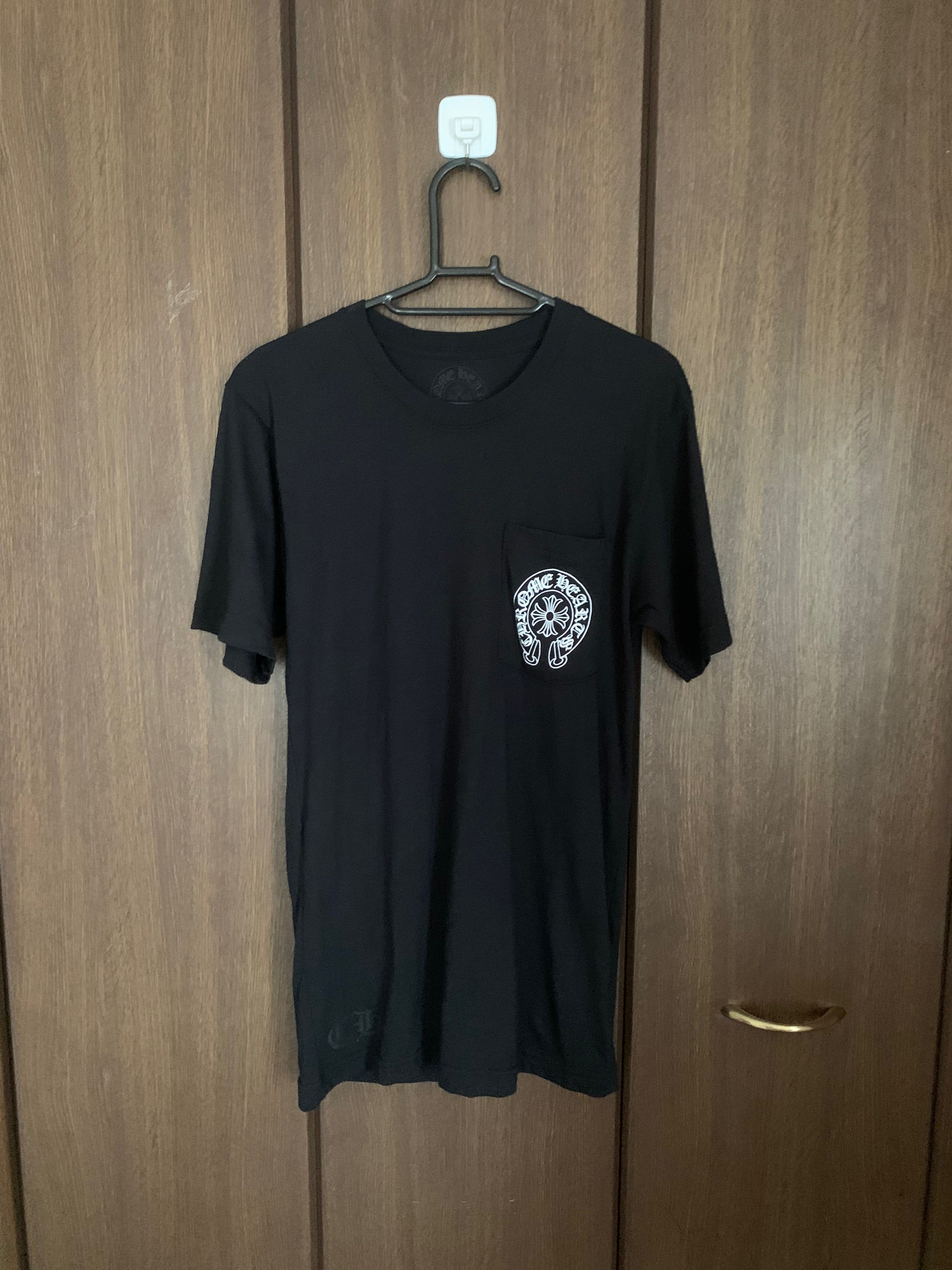 Chrome Hearts Horse Shoe Logo Pocket T-Shirt Fuck You "Black"