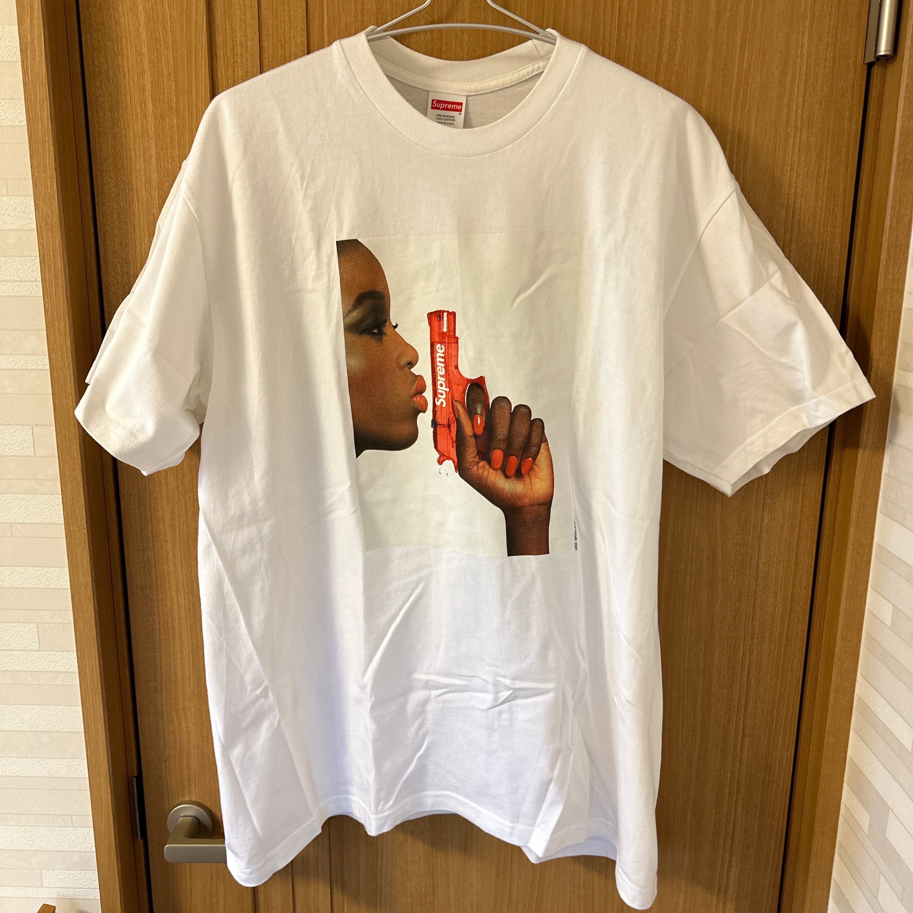 Supreme Water Pistol Tee "White"