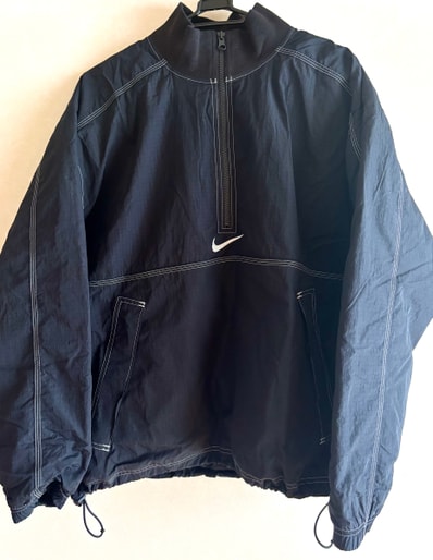 Supreme x Nike Ripstop Pullover "Black"